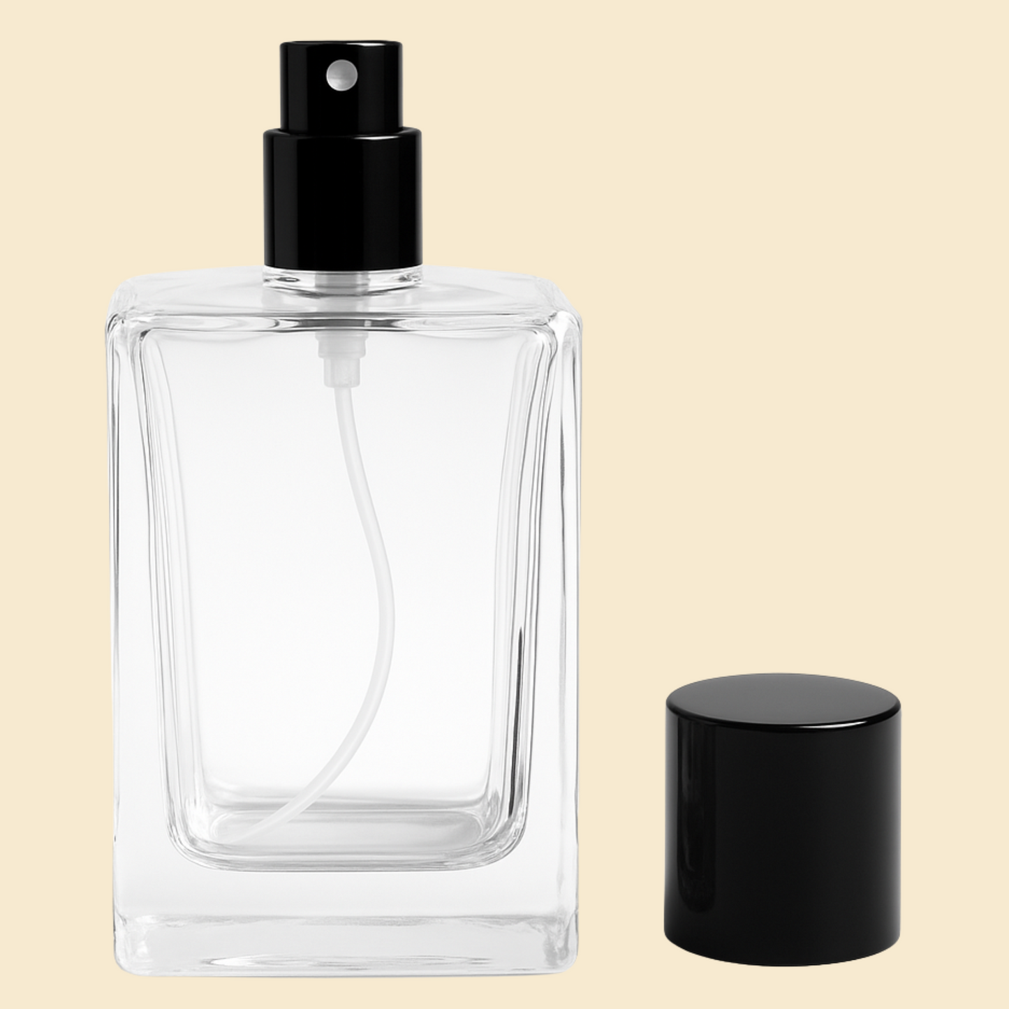 100ml Transparent Glass Empty Perfume Bottle
