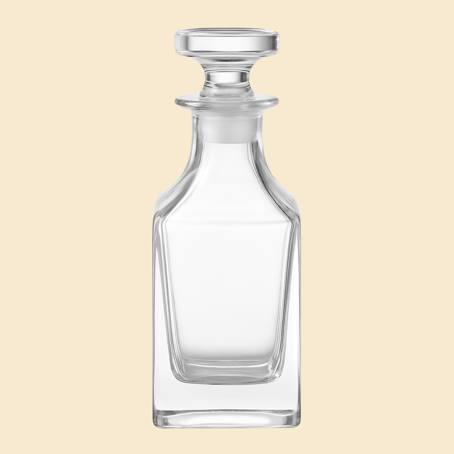 Transparent Empty Attar Container