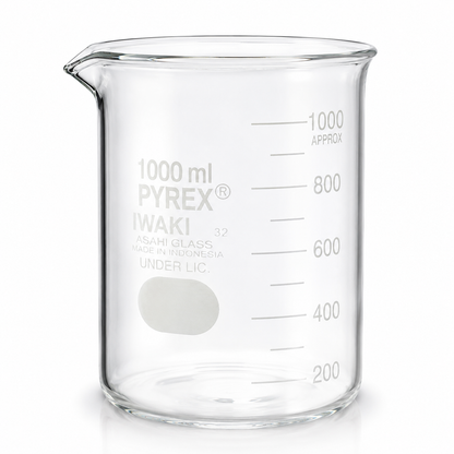 Glass Beaker - 100ml, 250ml, 500ml & 1000ml