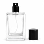 100ml Transparent Square Glass Empty Perfume Bottle