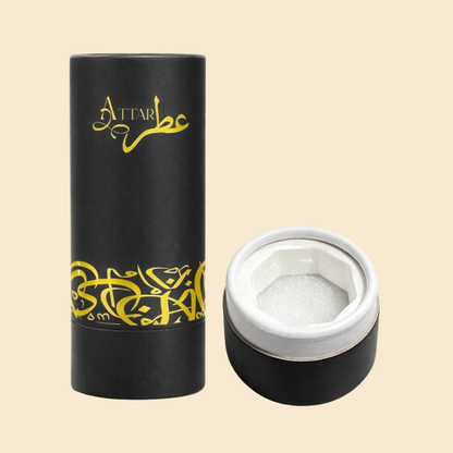 Luxury 24ml Attar Empty Black Cylinder Box – Premium Empty Attar Packaging