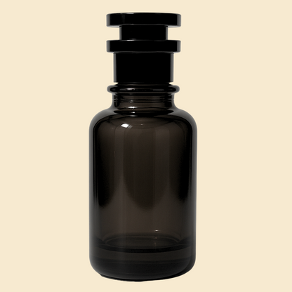 LV Style 50ml Black Empty Perfume Bottle – Refillable, Shiny & Premium Spray Bottle
