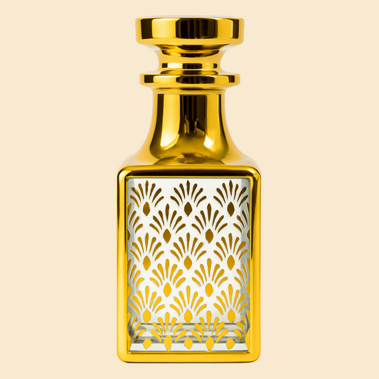 Golden Premium Empty Attar Container