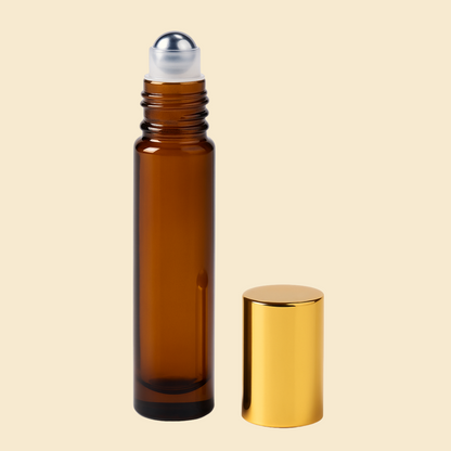6ml Amber Attar Bottle – Refillable Empty Bottle for Fragrance Oils