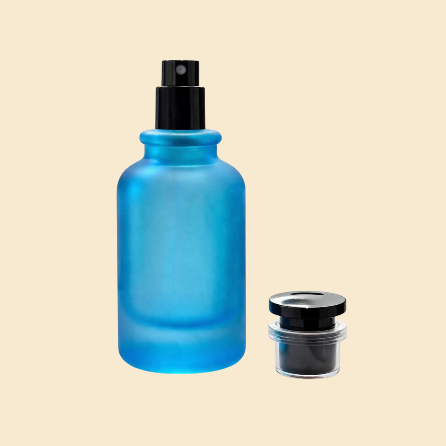 50ml Frosted Luxury Perfume Bottle LV Style