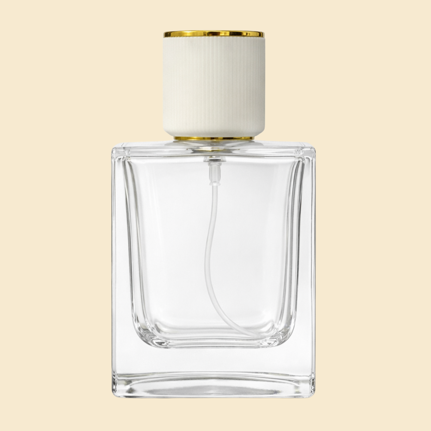 50ml UK Style Glass Perfume Bottle – Premium Cap