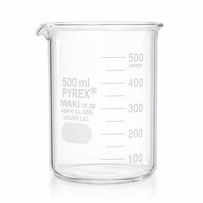 Glass Beaker - 100ml, 250ml, 500ml & 1000ml