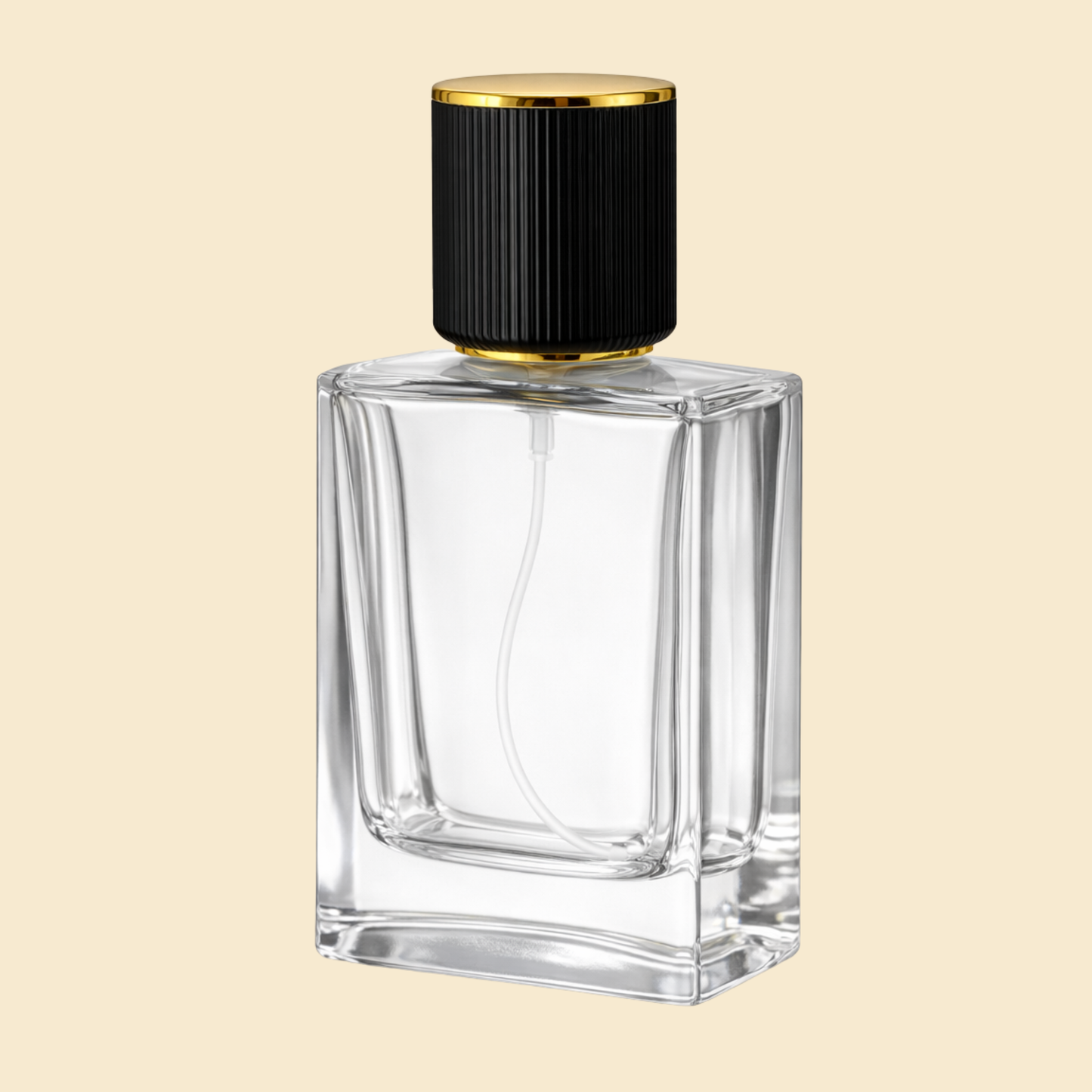 50ml UK Style Glass Perfume Bottle – Premium Cap