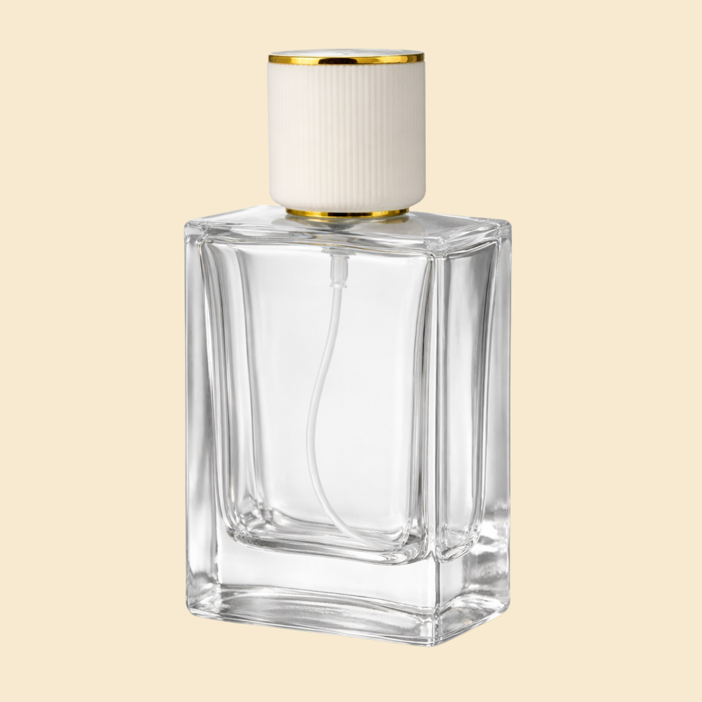 50ml UK Style Glass Perfume Bottle – Premium Cap