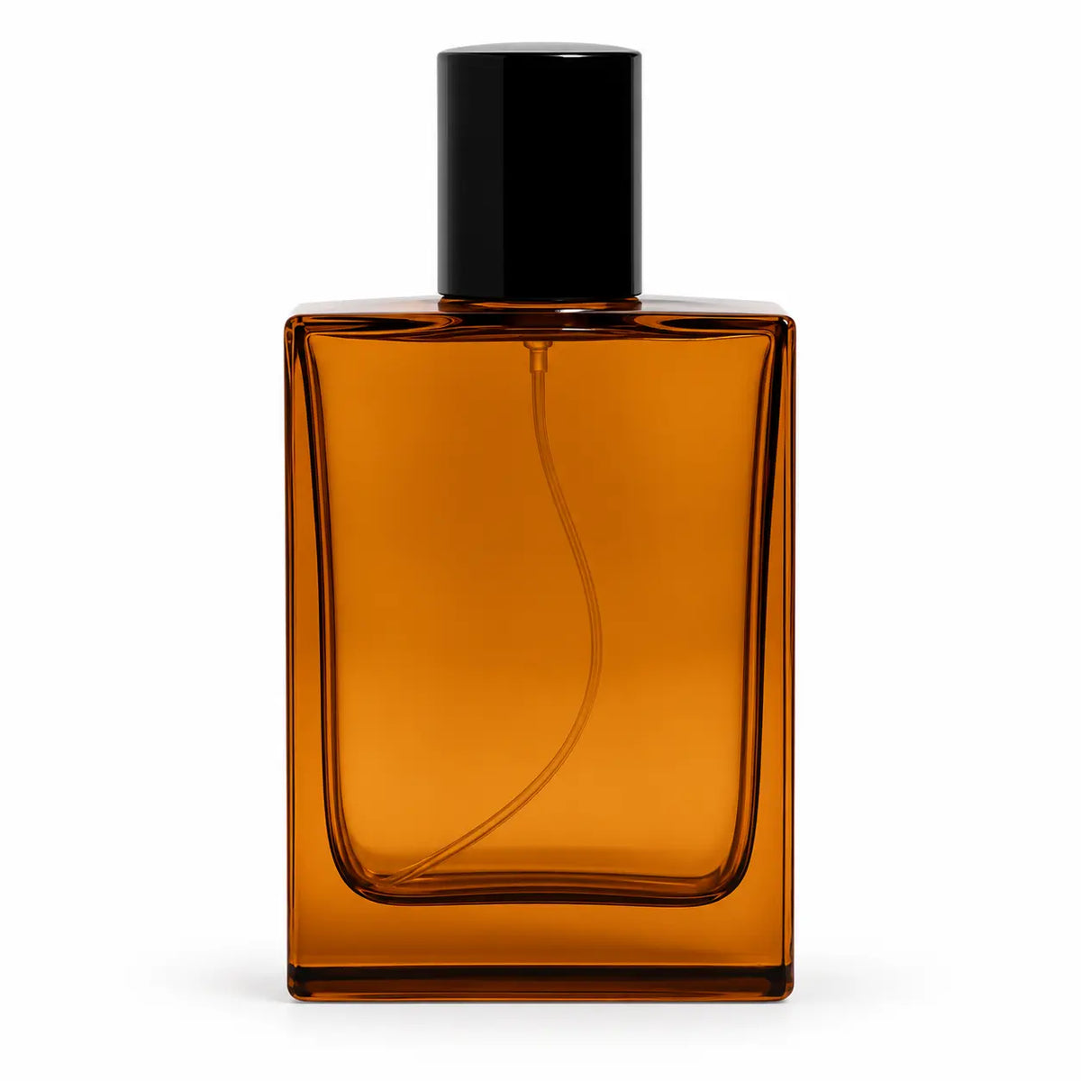 50ml Amber Glass Refillable Spray Empty Perfume Bottle