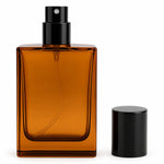 50ml Amber Glass Refillable Spray Empty Perfume Bottle