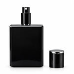 50ml Black Square Refillable Spray Empty Perfume Bottle