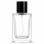100ml Transparent Square Glass Empty Perfume Bottle