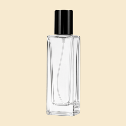 50ml Long Rectangular Glass Perfume Bottle