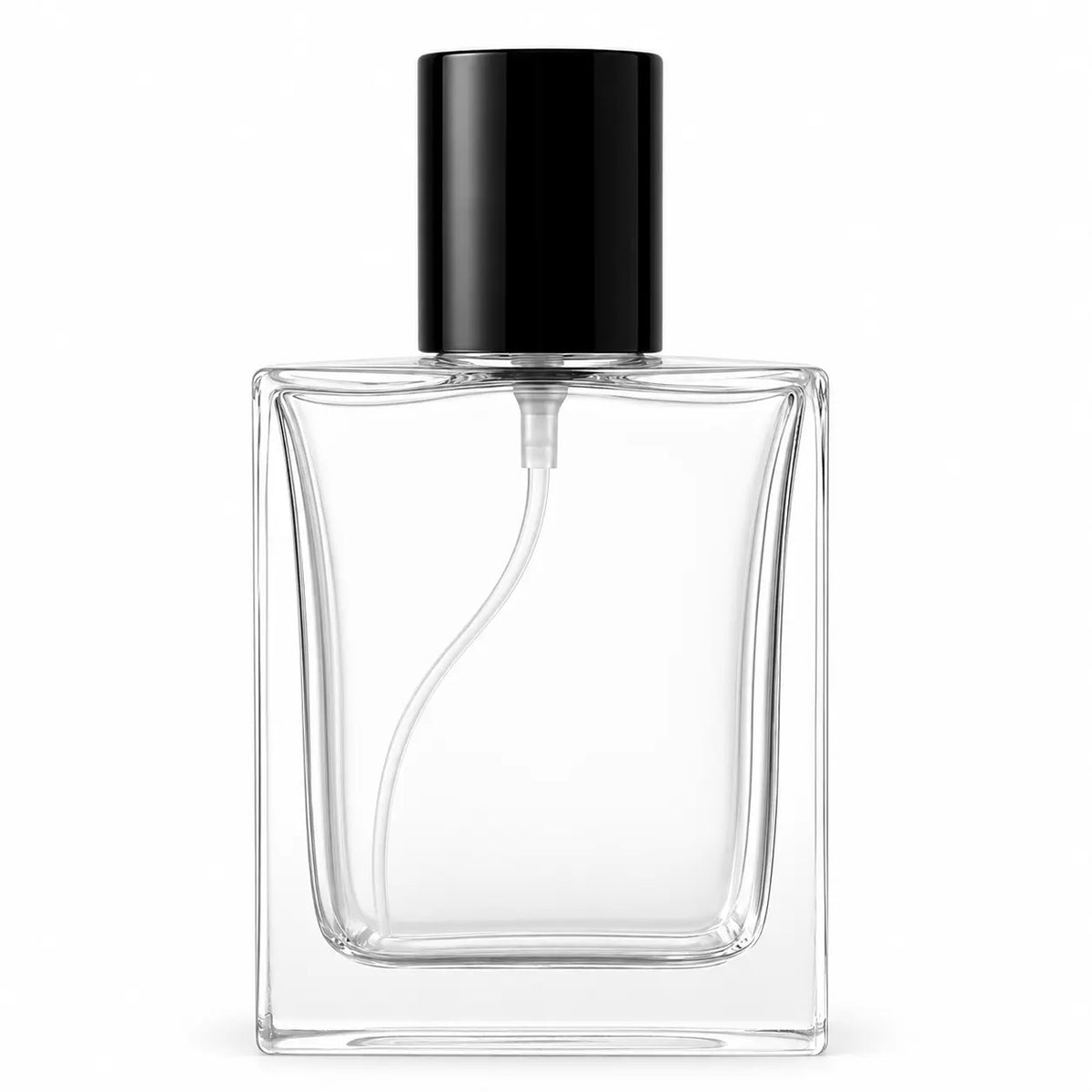 50ml Transparent Glass Refillable Empty Perfume Bottle
