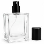 50ml Transparent Glass Refillable Empty Perfume Bottle