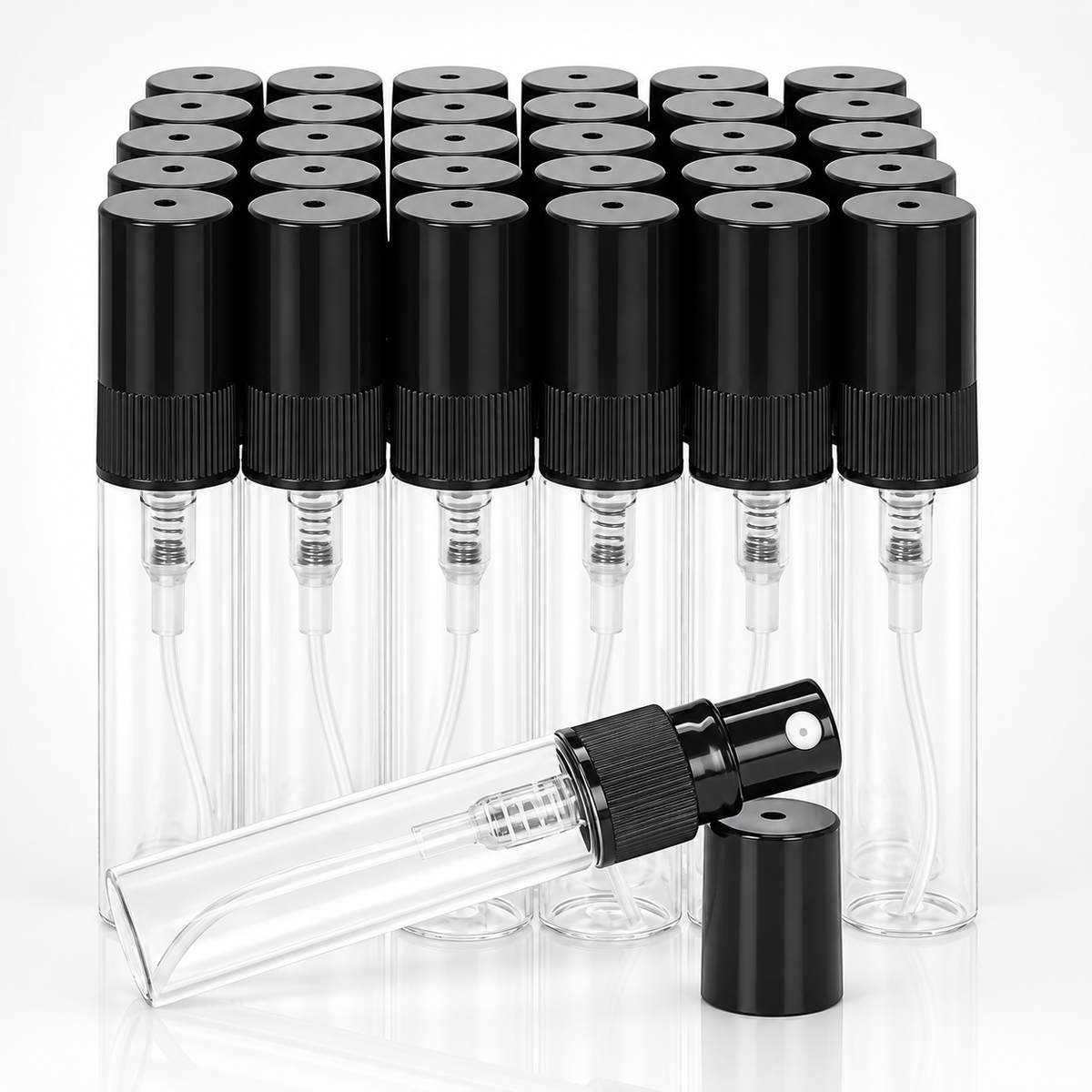 5ml Clear Glass Refillable Perfume Tester Bottle