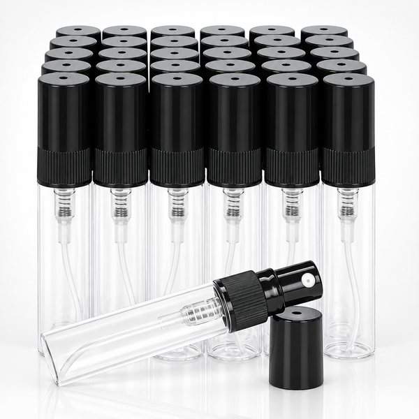 5ml Clear Glass Refillable Perfume Tester Bottle