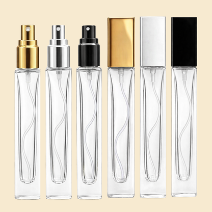 10ml Empty Glass Perfume Tester Bottles – 25 Pcs Wholesale Pack