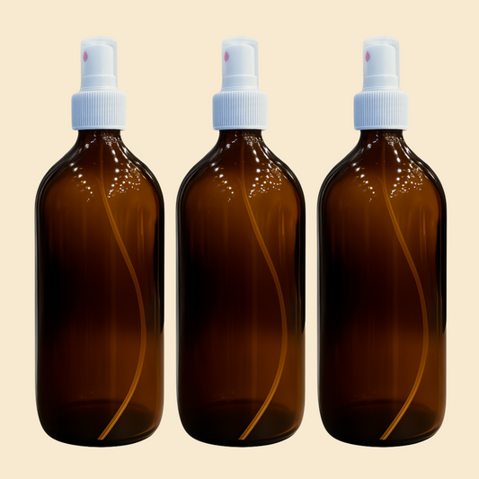 Amber Glass Empty Bottles for Maturing Perfumes