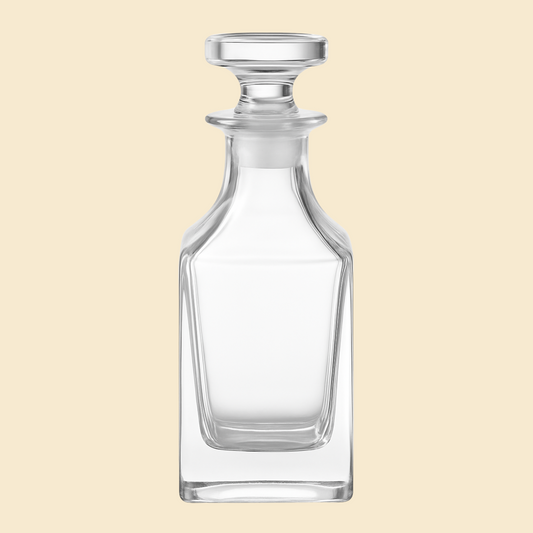 Transparent Empty Attar Container