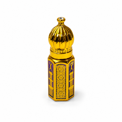 Royal Gold Arabic Empty Attar Bottle – 3ml, 6ml & 12ml