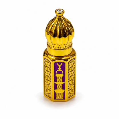 Royal Gold Arabic Empty Attar Bottle – 3ml, 6ml & 12ml