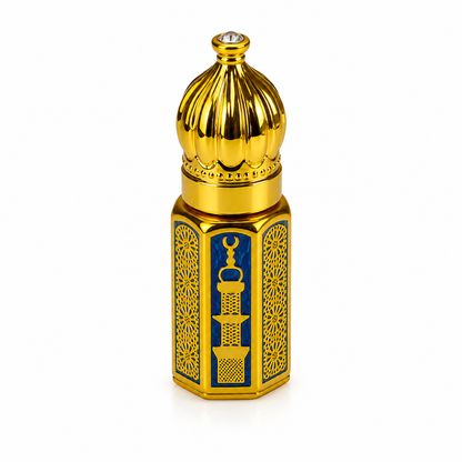 Royal Gold Arabic Empty Attar Bottle – 3ml, 6ml & 12ml