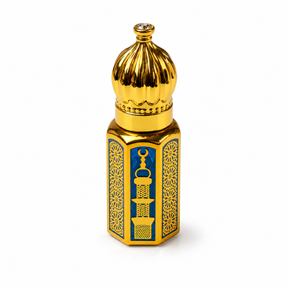 Royal Gold Arabic Empty Attar Bottle – 3ml, 6ml & 12ml