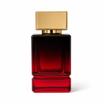 50ml Square-Cut Gold-Cap Empty Perfume Bottle