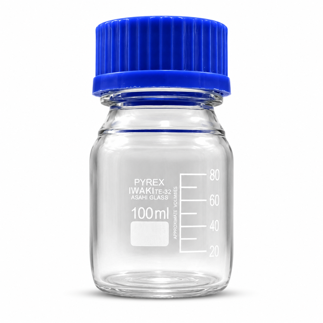 Clear Glass Reagent Bottles with Screw Cap – 250ml, 500ml, 1000ml