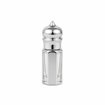 3ml, 6ml & 12ml Gold-Silver Crown-Cap Attar Bottle