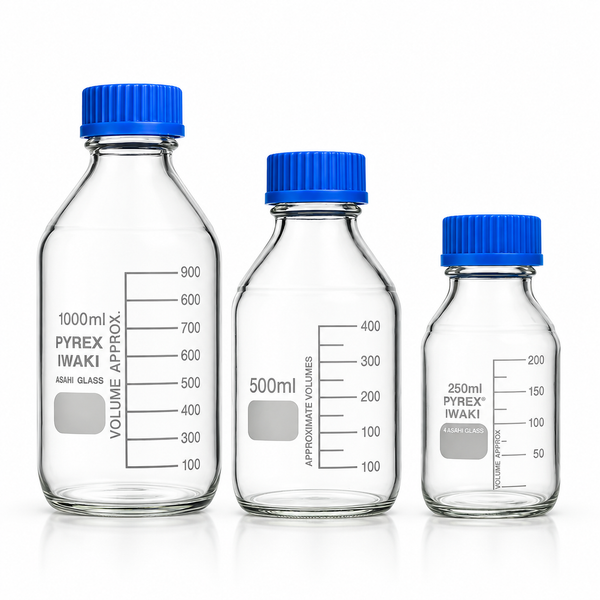 Clear Glass Reagent Bottles – 100ml, 250ml, 500ml & 1000ml