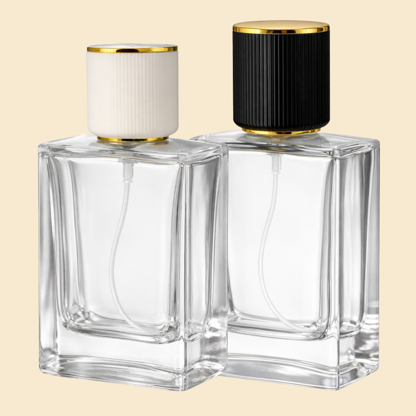 50ml UK Style Glass Perfume Bottle – Premium Cap