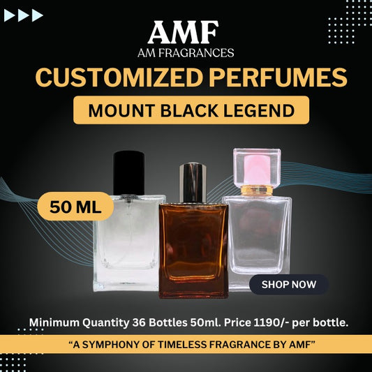 MOUNT BLACK LEGEND 50 ML (CUSTOMISED PERFUME 36 BOTTLES PACK)